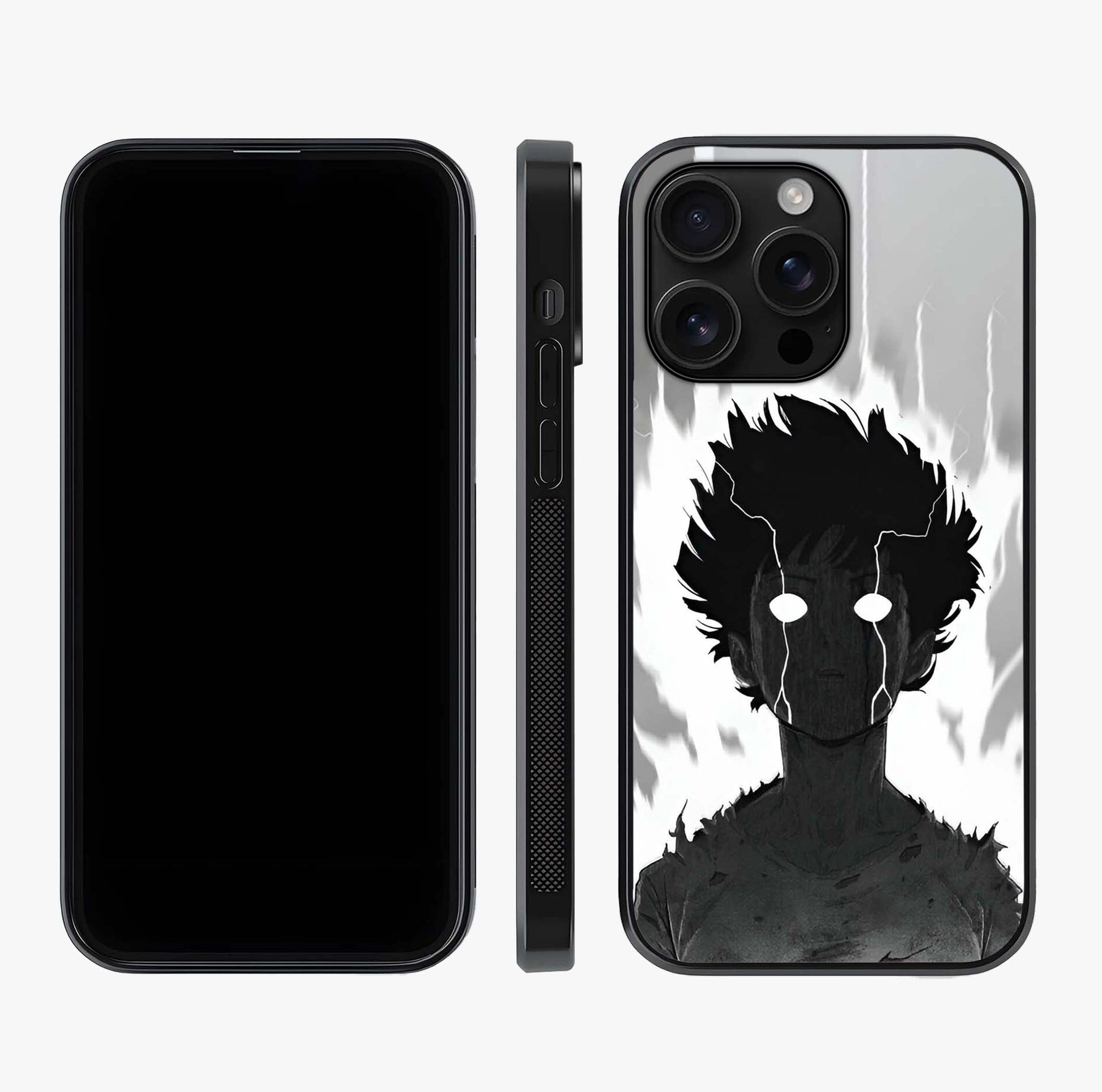 Awakened Inner Rage Glass Case displayed upright for full design visibility and premium finish.
