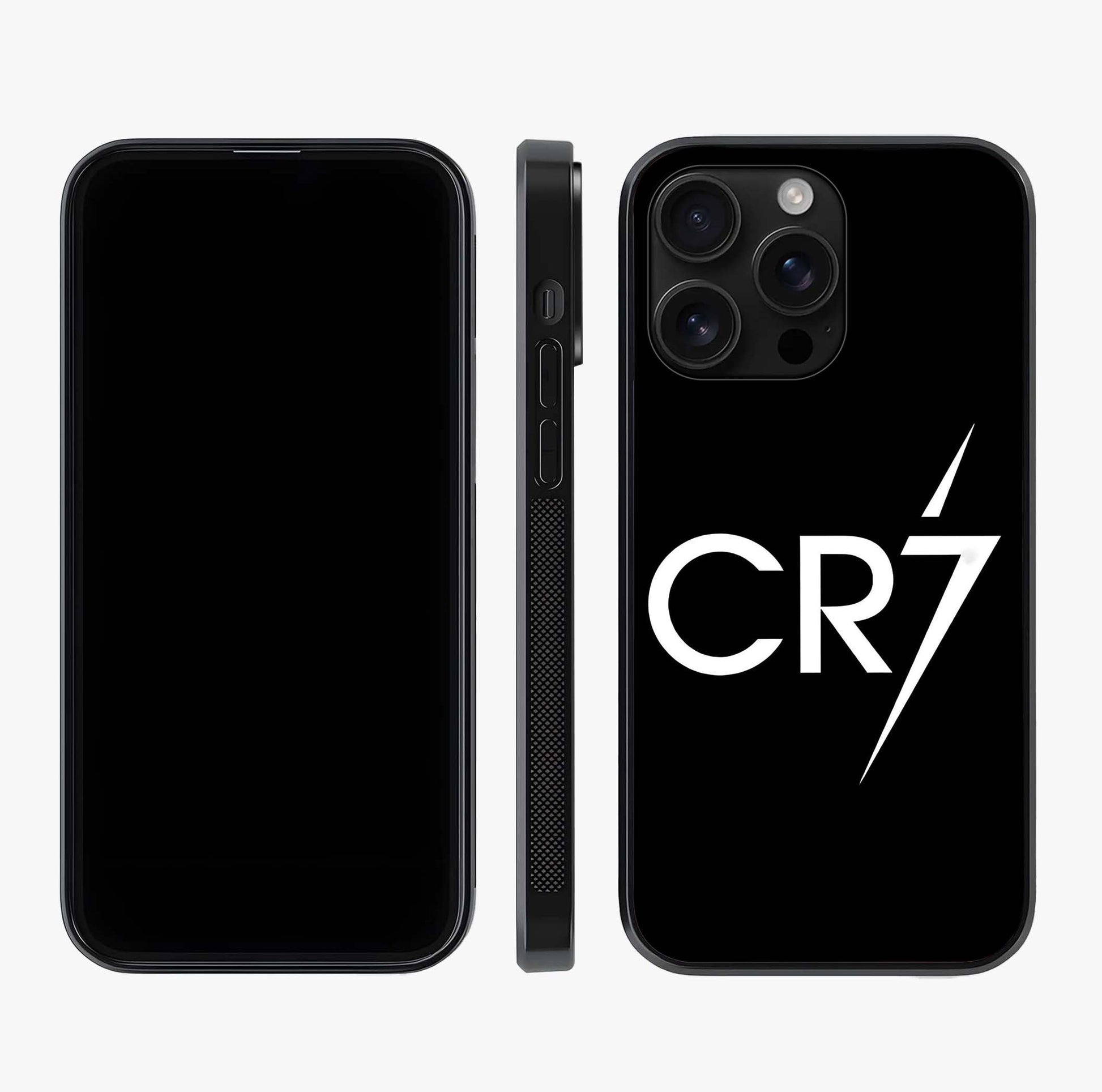 Cr7 Elite Strike Glass Case displayed upright for full design visibility and premium finish.
