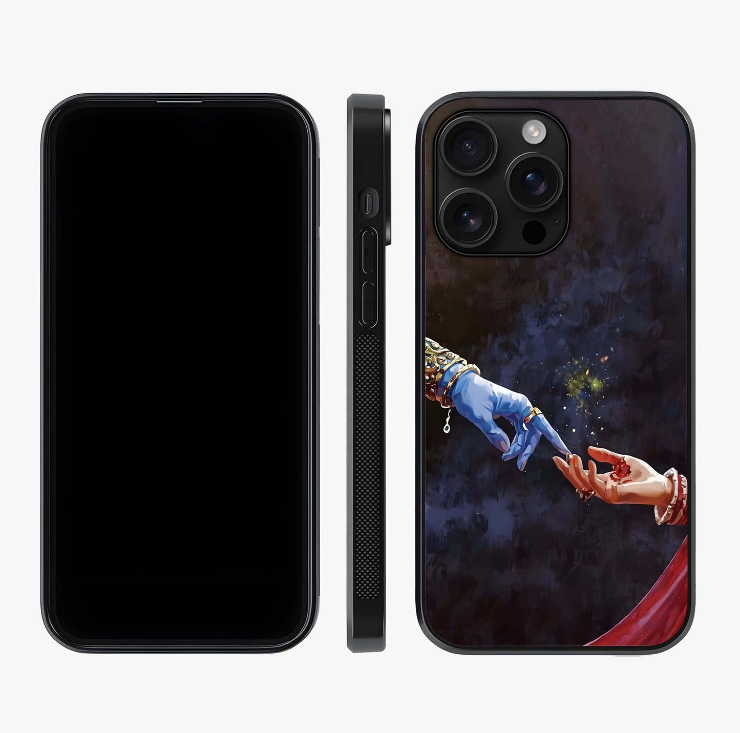 Divine Touch Eternal Glass Case displayed upright for full design visibility and premium finish.