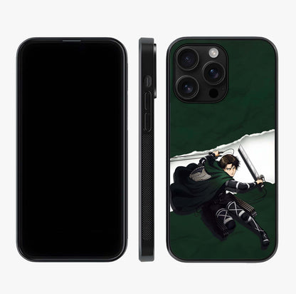 Emerald War Vanguard Glass Case displayed upright for full design visibility and premium finish.