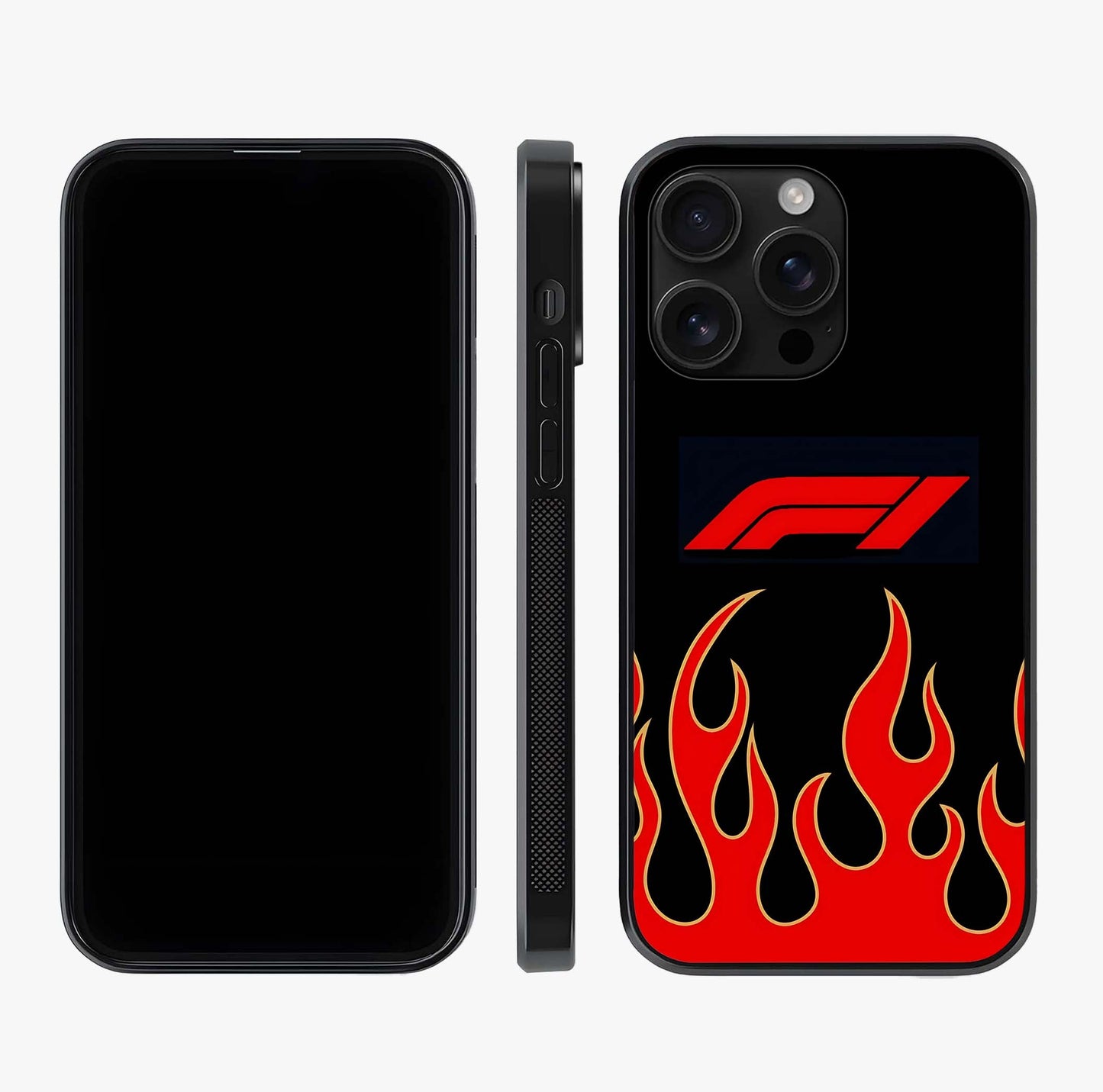 Fire F11 Glass Case displayed upright for full design visibility and premium finish.