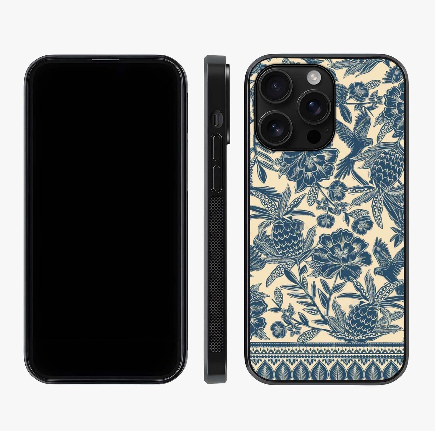 Heirloom Wild Bloom Glass Case displayed upright for full design visibility and premium finish.
