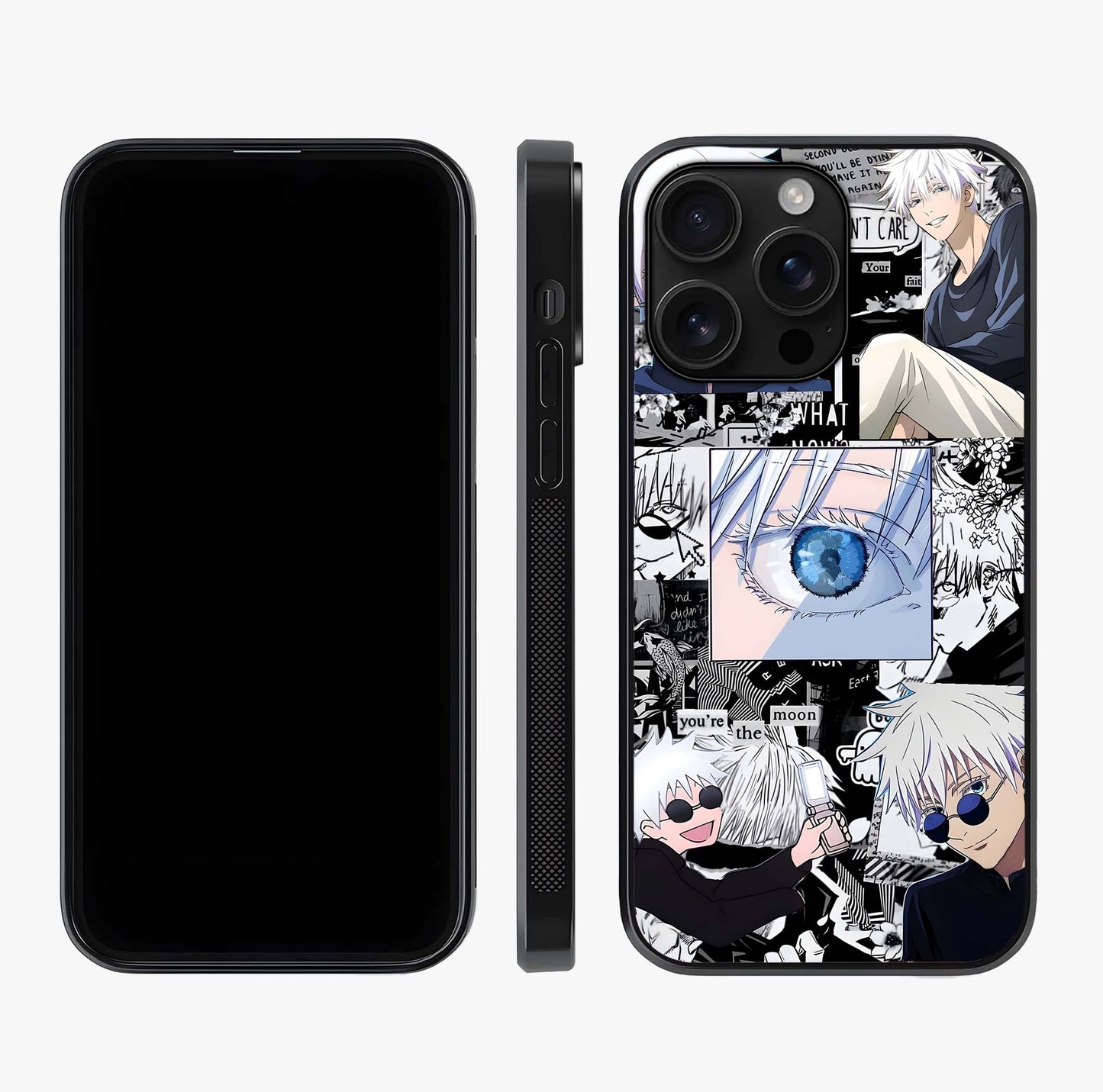 Infinity Sorcerer Chaos Glass Case displayed upright for full design visibility and premium finish.