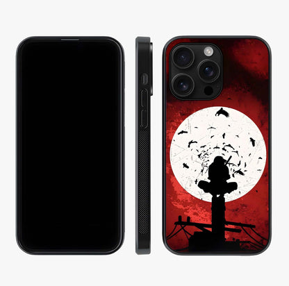 Itachi Limited Edition Naruto Anime Glass Case displayed upright for full design visibility and premium finish.