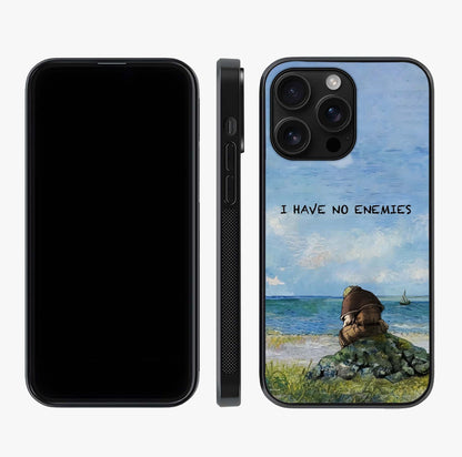 Peace Beyond War Glass Case displayed upright for full design visibility and premium finish.