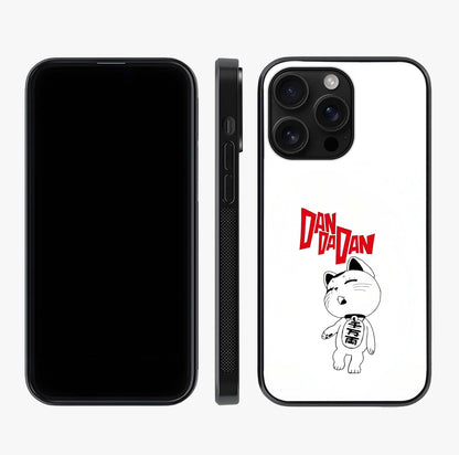 Playful Spirit Charm Glass Case displayed upright for full design visibility and premium finish.