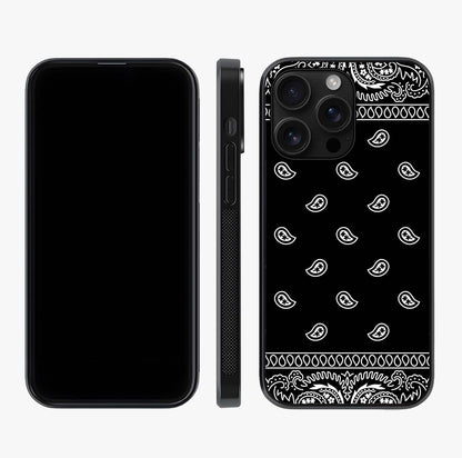 Retro Rebel Threads Glass Case displayed upright for full design visibility and premium finish.