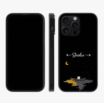 Silent Night Row Glass Case displayed upright for full design visibility and premium finish.