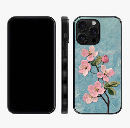 Threaded Blossom Breeze Glass Case displayed upright for full design visibility and premium finish.