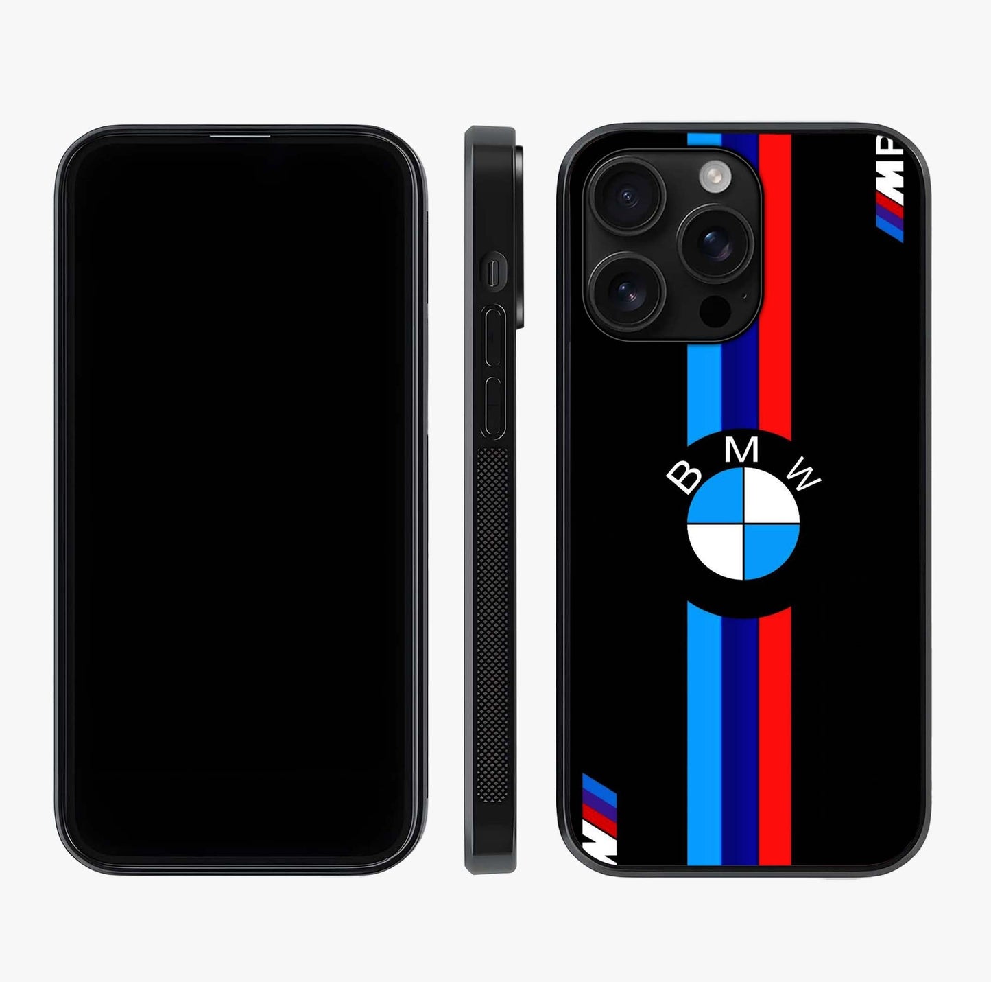 Turbo Bmw Beast Glass Case displayed upright for full design visibility and premium finish.