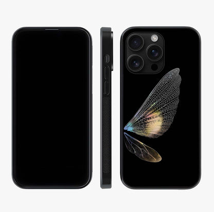 Whispers Of Wings Glass Case displayed upright for full design visibility and premium finish.