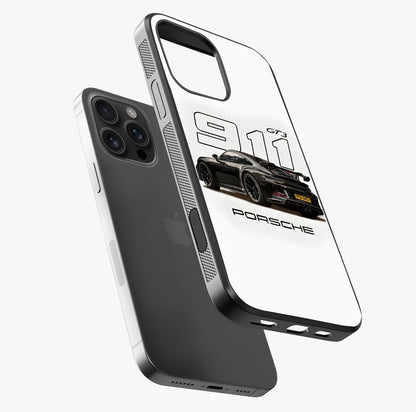 Turbo Legacy Icon Glass Case laid diagonally highlighting side profile, edges and glossy glass shine.