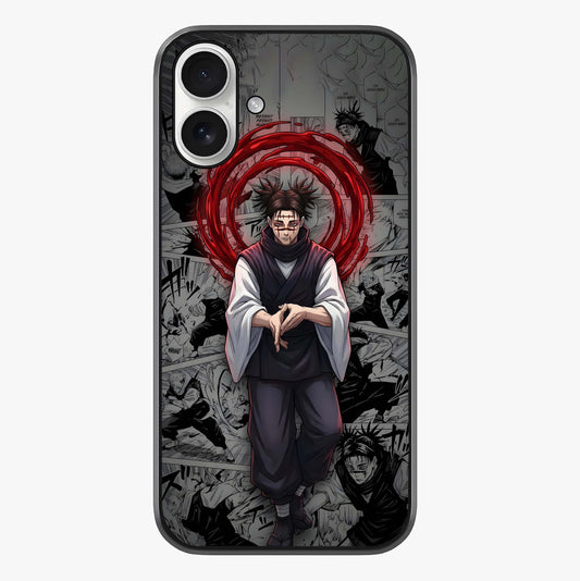 Cursed Ritual Ascension Glass Case showing full back design in clean flat view with glossy glass finish.