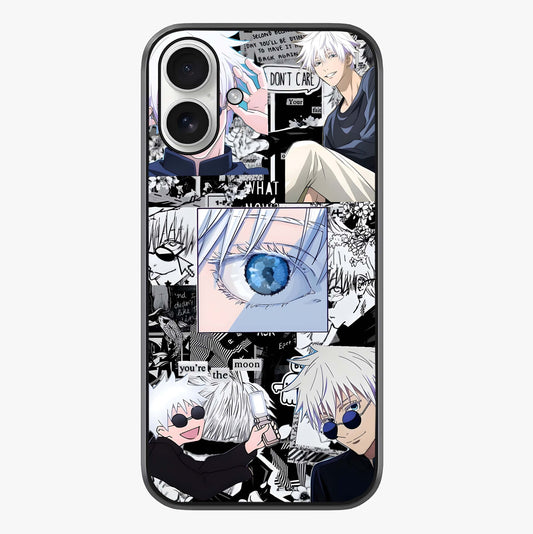 Infinity Sorcerer Chaos Glass Case showing full back design in clean flat view with glossy glass finish.
