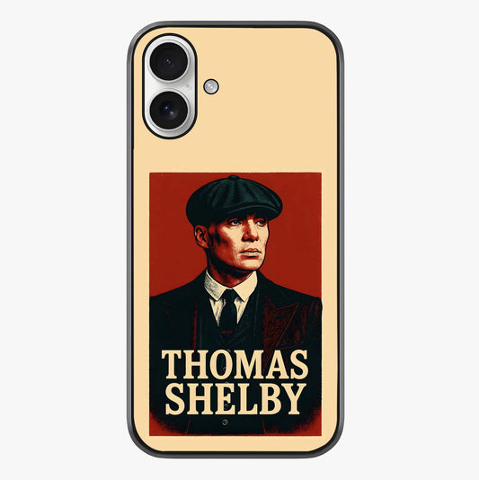 Vintage Mafia Authority Glass Case showing full back design in clean flat view with glossy glass finish.