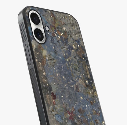 Aesthetic Astrolophia Glass Case captured at a warm angle highlighting gloss, texture and premium glass finish.