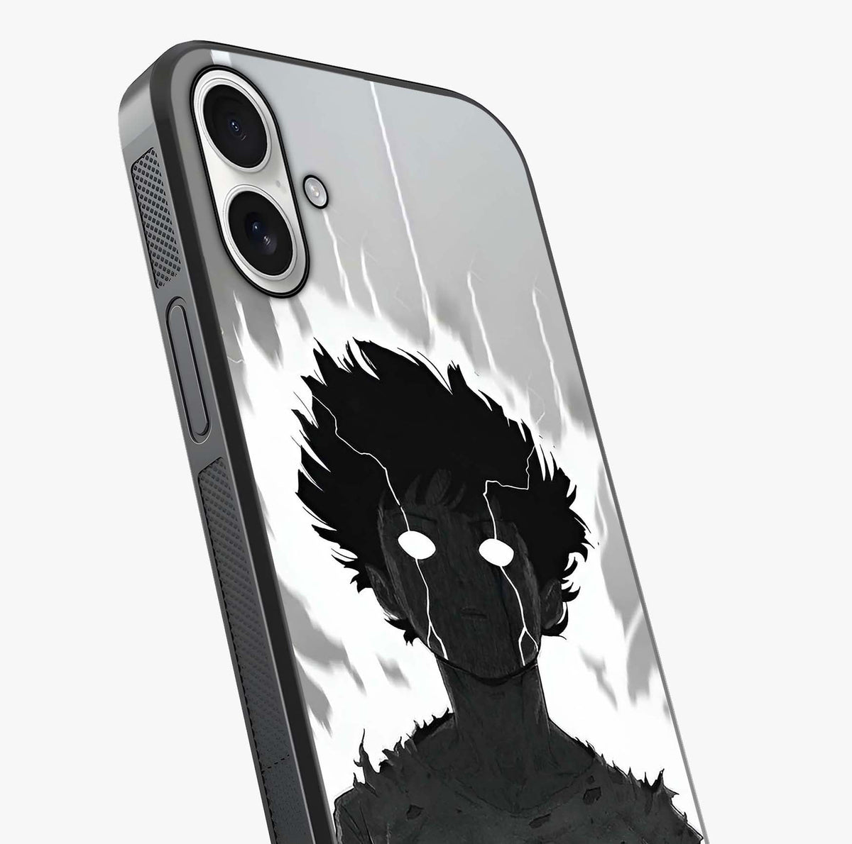 Awakened Inner Rage Glass Case captured at a warm angle highlighting gloss, texture and premium glass finish.