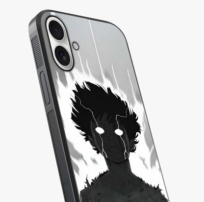 Awakened Inner Rage Glass Case captured at a warm angle highlighting gloss, texture and premium glass finish.