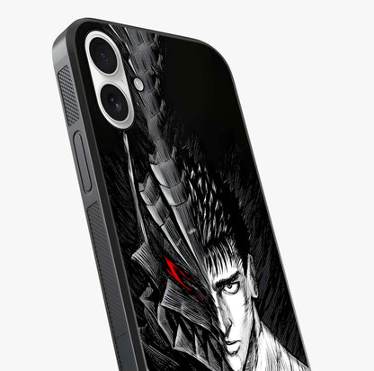 Berserker Blood Oath Glass Case captured at a warm angle highlighting gloss, texture and premium glass finish.