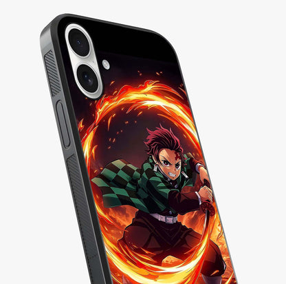 Blazing Sword Resolve Glass Case captured at a warm angle highlighting gloss, texture and premium glass finish.
