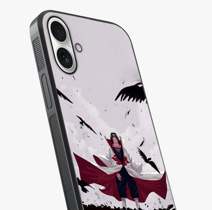 Crimson Crow Ascension Glass Case captured at a warm angle highlighting gloss, texture and premium glass finish.