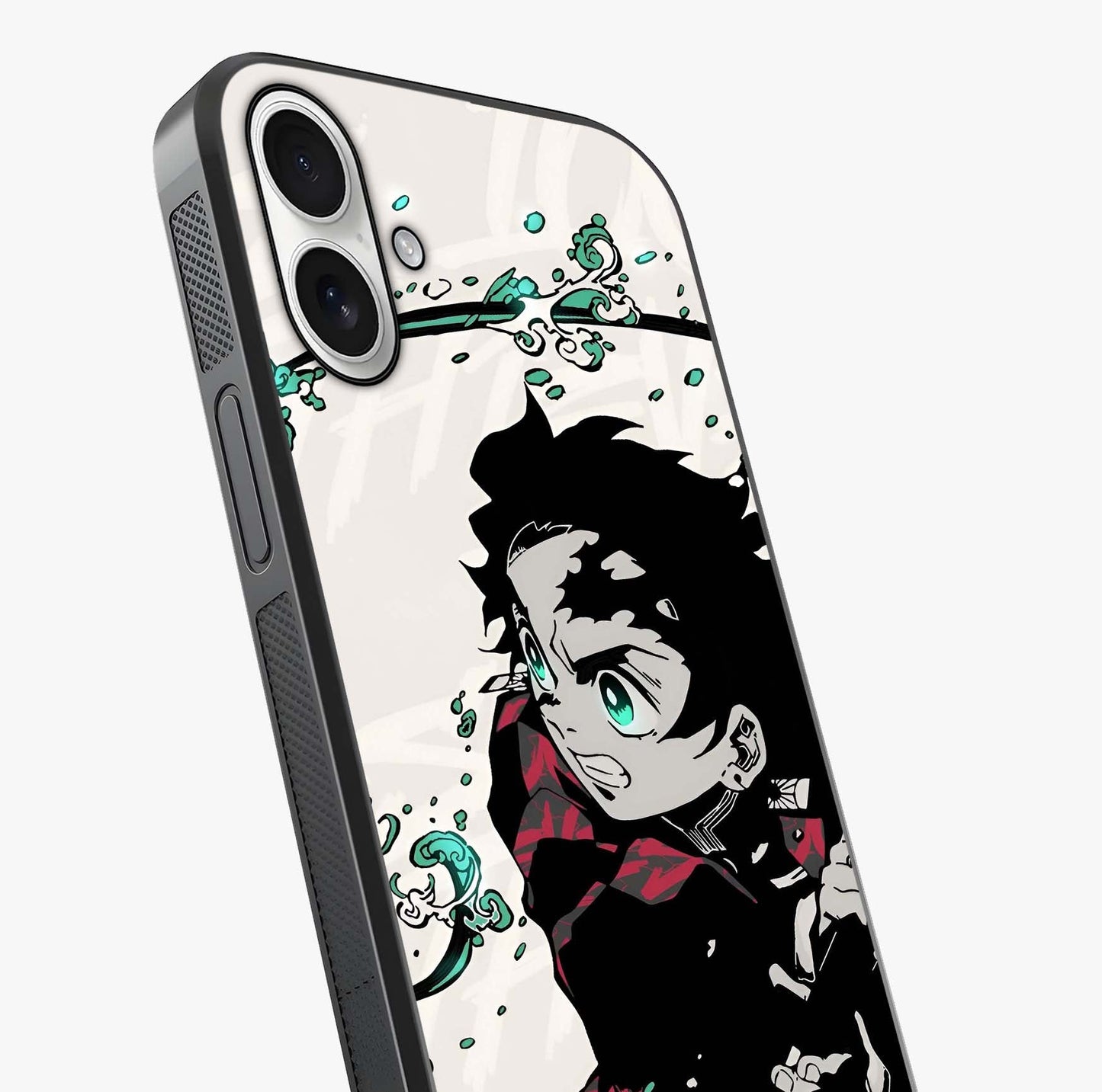 Demon Slayer Glass Case captured at a warm angle highlighting gloss, texture and premium glass finish.