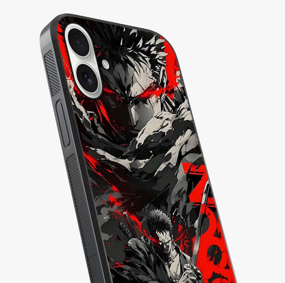 Demon Sword Resolve Glass Case captured at a warm angle highlighting gloss, texture and premium glass finish.