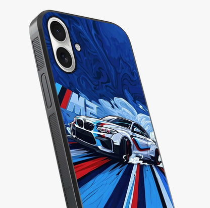 Drift Power Rush Glass Case captured at a warm angle highlighting gloss, texture and premium glass finish.
