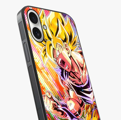 Firing Goku Glass Case captured at a warm angle highlighting gloss, texture and premium glass finish.