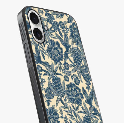 Heirloom Wild Bloom Glass Case captured at a warm angle highlighting gloss, texture and premium glass finish.