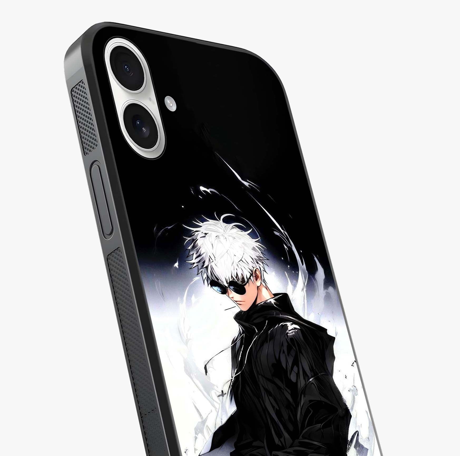 Limitless Shadow King Glass Case captured at a warm angle highlighting gloss, texture and premium glass finish.