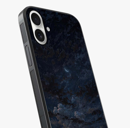 Lunar Veil Silence Glass Case captured at a warm angle highlighting gloss, texture and premium glass finish.