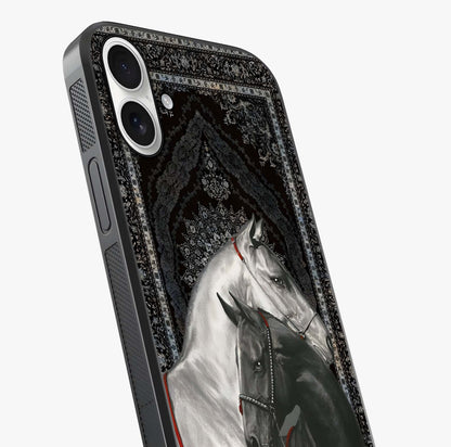 Majestic Ride Legacy Glass Case captured at a warm angle highlighting gloss, texture and premium glass finish.