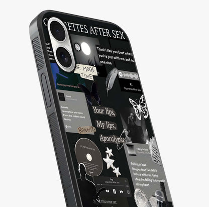 Midnight Love Echo Glass Case captured at a warm angle highlighting gloss, texture and premium glass finish.