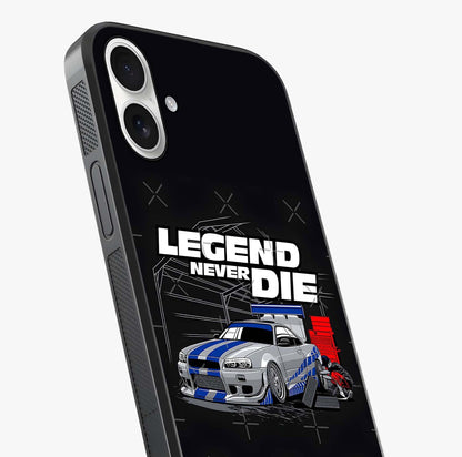 Midnight Racing Legacy Glass Case captured at a warm angle highlighting gloss, texture and premium glass finish.