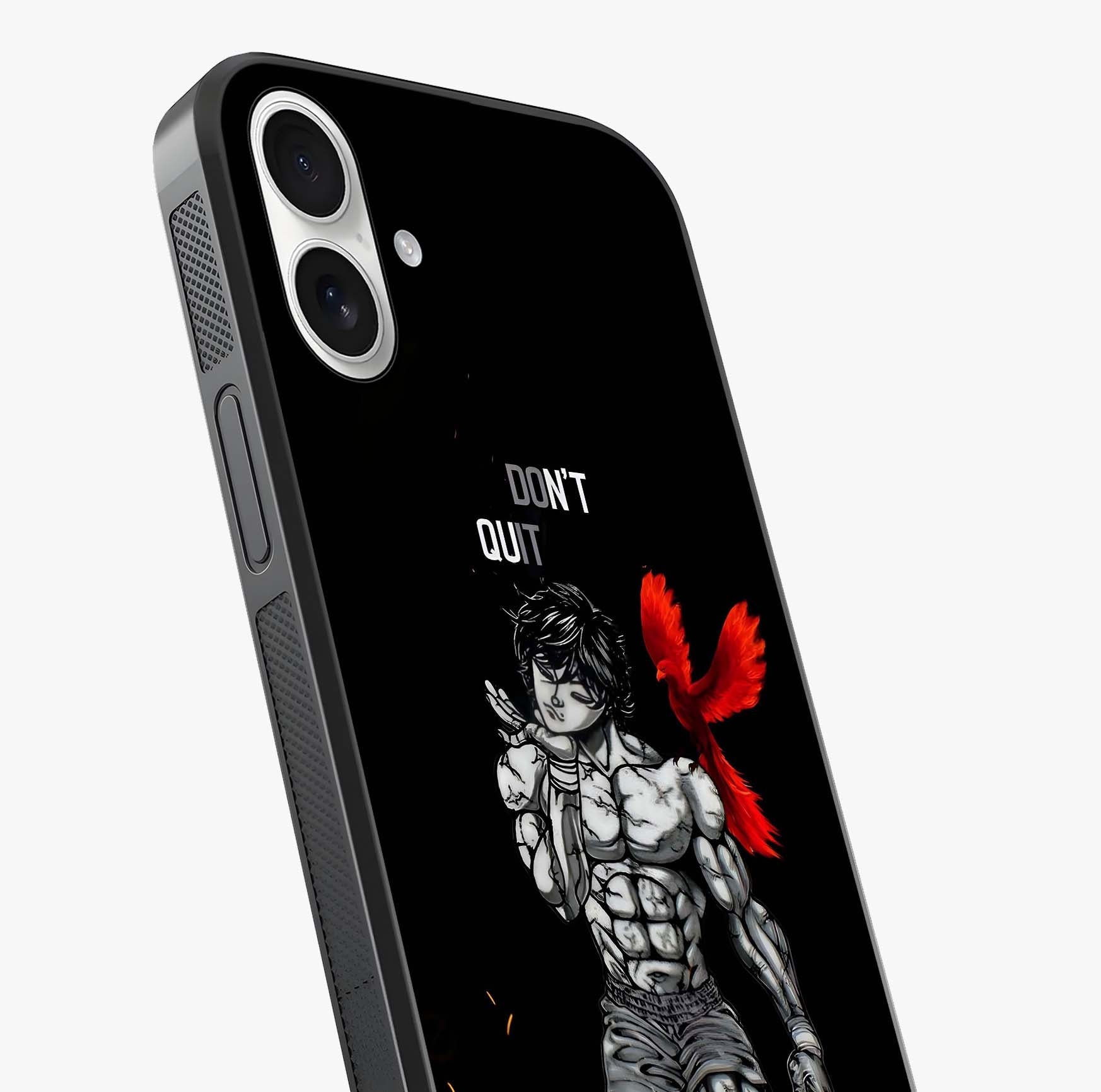 Rise Beyond Limits Glass Case captured at a warm angle highlighting gloss, texture and premium glass finish.
