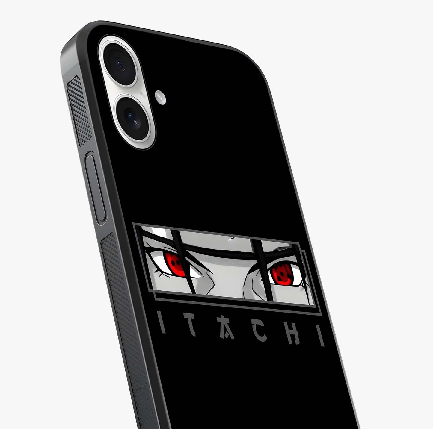 Scarlet Gaze Dominance Glass Case captured at a warm angle highlighting gloss, texture and premium glass finish.