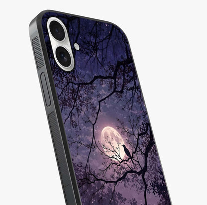 Whispering Moon Silence Glass Case captured at a warm angle highlighting gloss, texture and premium glass finish.