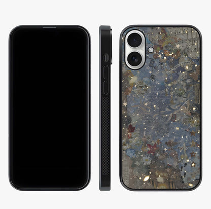 Aesthetic Astrolophia Glass Case displayed upright for full design visibility and premium finish.