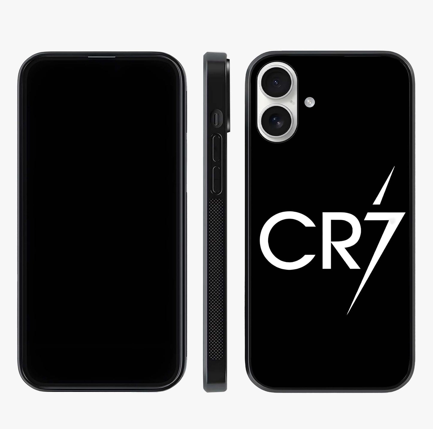 Cr7 Elite Strike Glass Case displayed upright for full design visibility and premium finish.