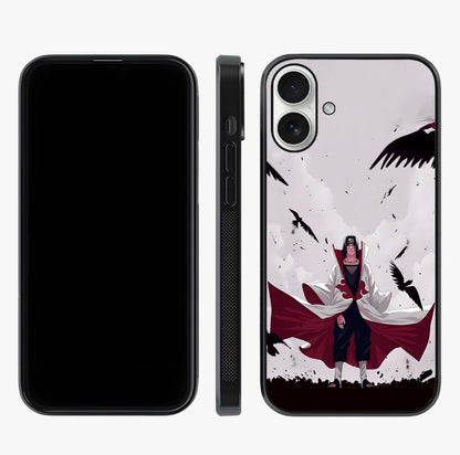 Crimson Crow Ascension Glass Case displayed upright for full design visibility and premium finish.