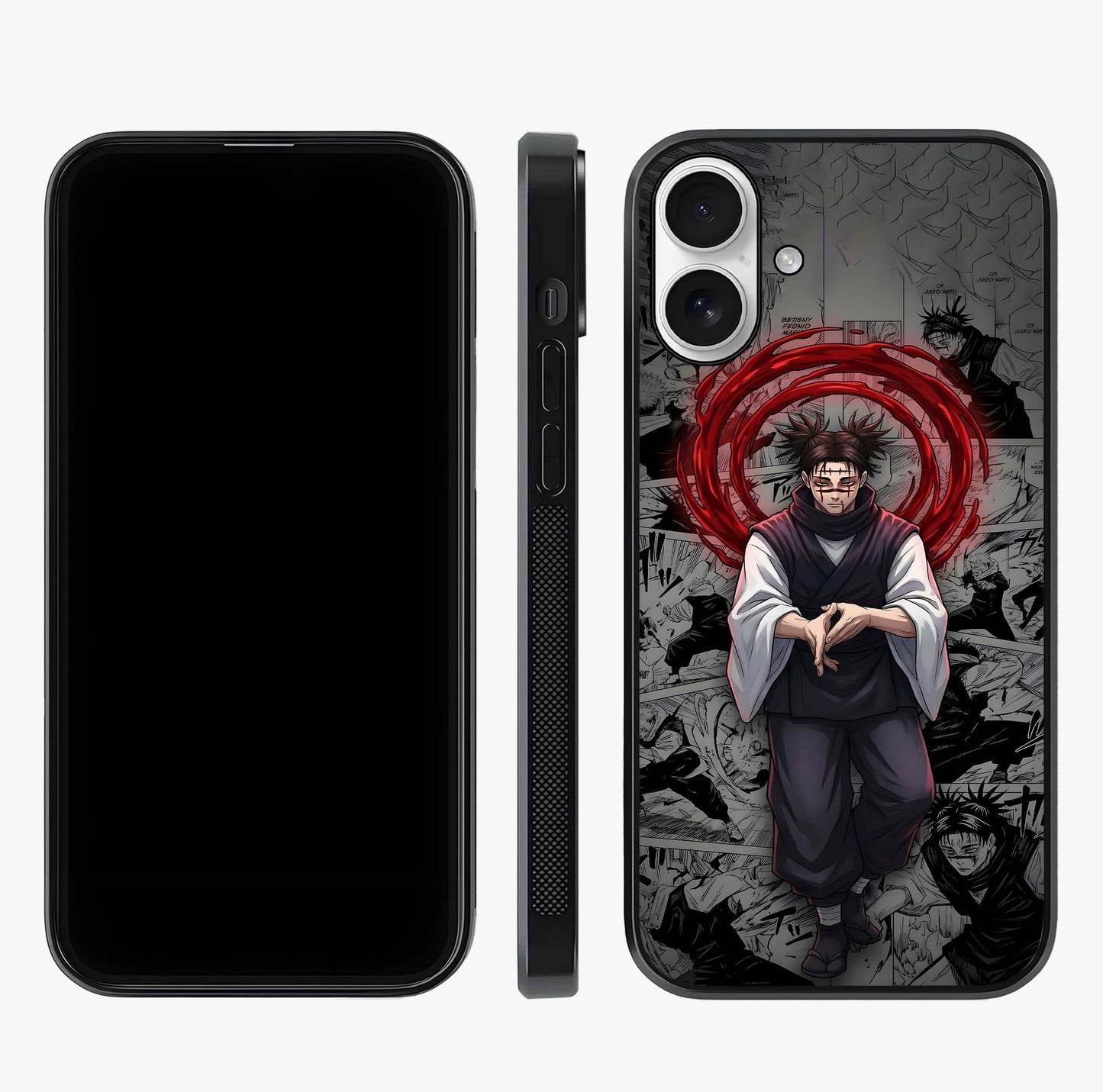 Cursed Ritual Ascension Glass Case displayed upright for full design visibility and premium finish.
