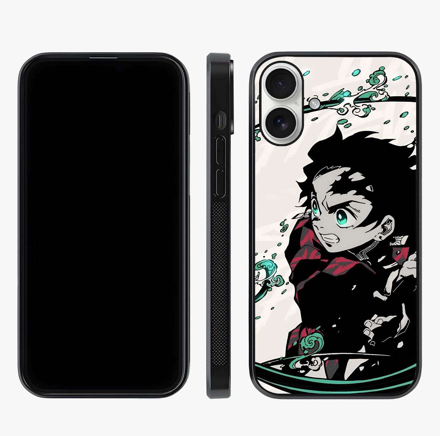 Demon Slayer Glass Case displayed upright for full design visibility and premium finish.
