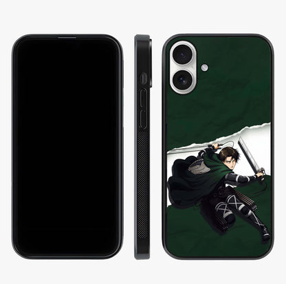 Emerald War Vanguard Glass Case displayed upright for full design visibility and premium finish.