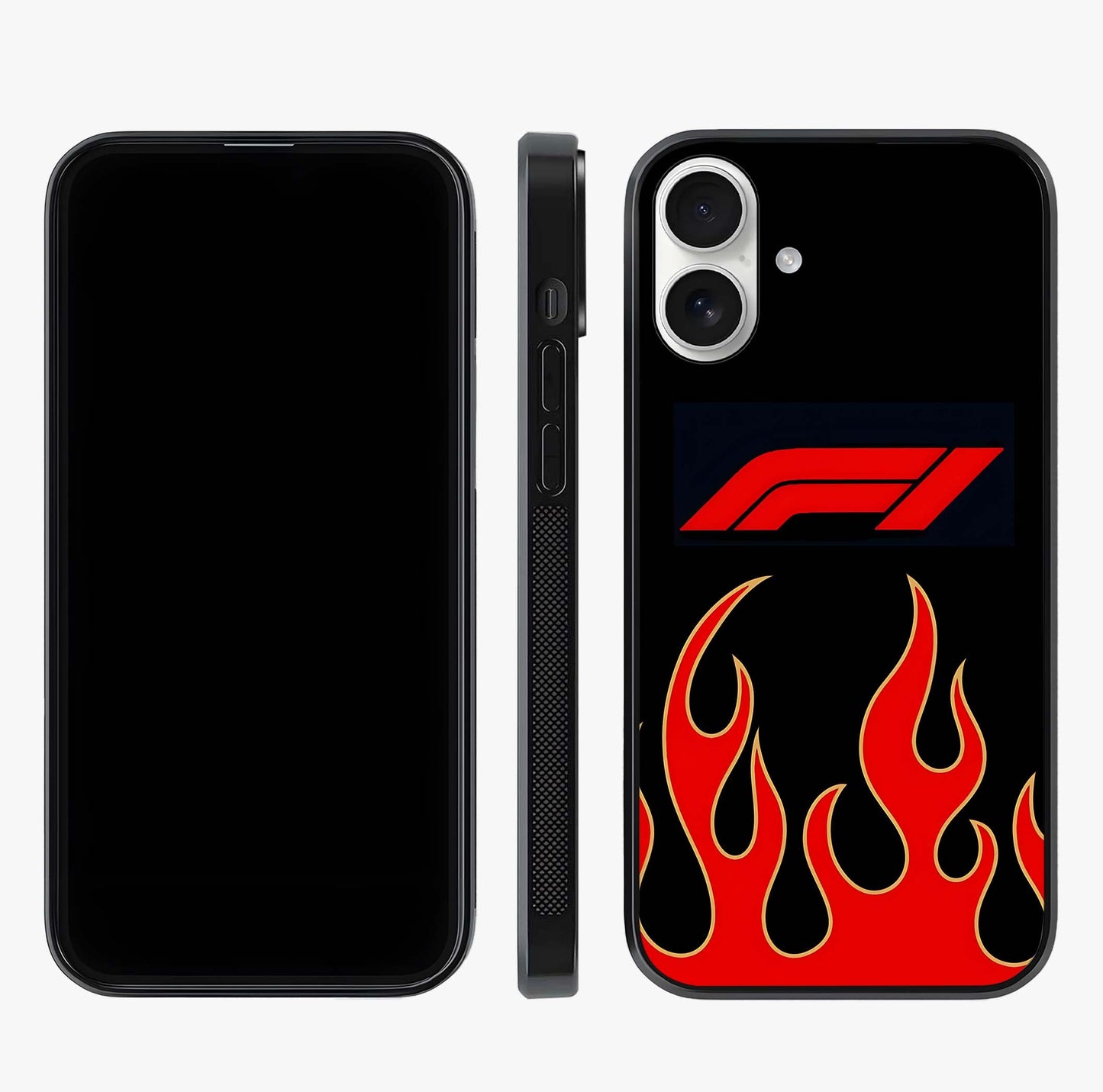 Fire F11 Glass Case displayed upright for full design visibility and premium finish.