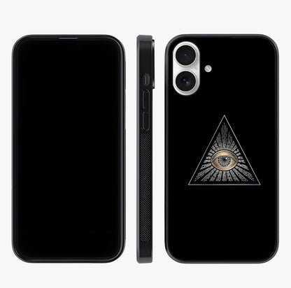 Illuminati Evil Glass Case displayed upright for full design visibility and premium finish.