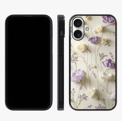 Lilac Breeze Harmony Glass Case displayed upright for full design visibility and premium finish.