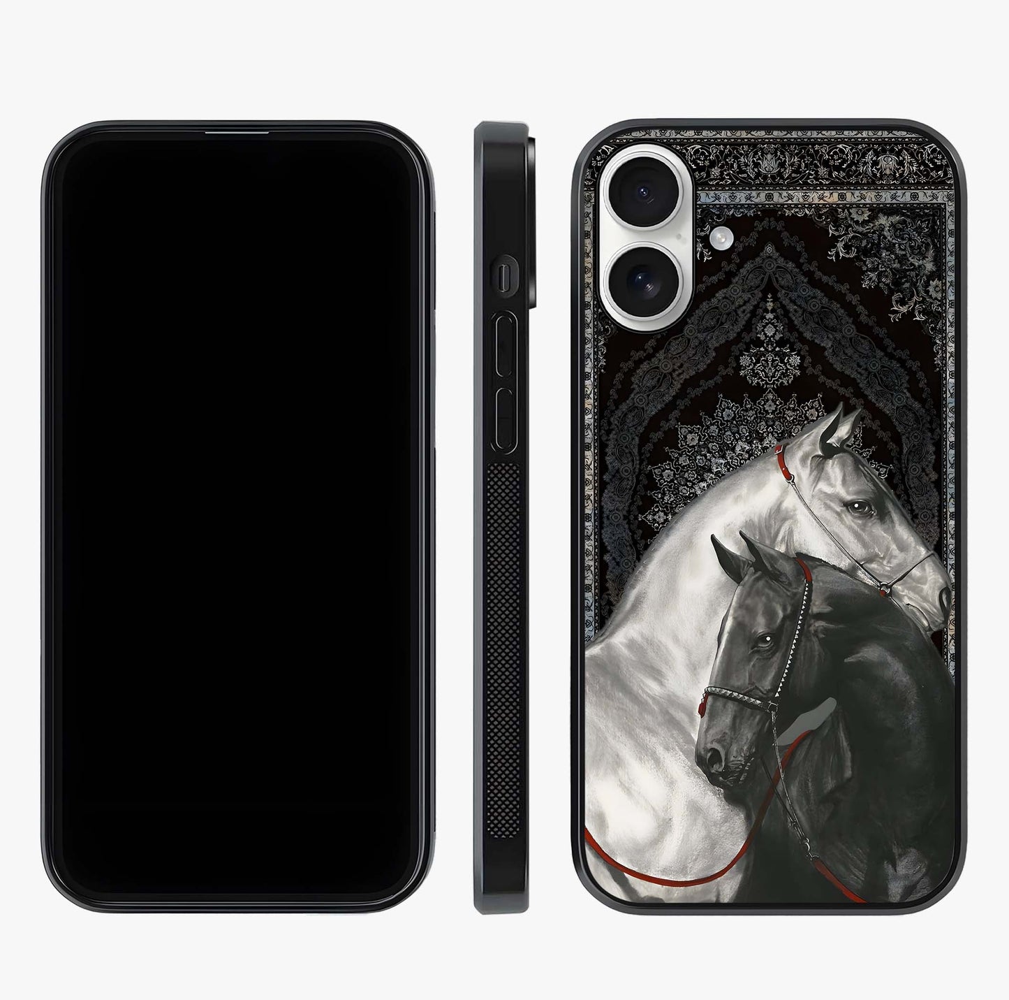 Majestic Ride Legacy Glass Case displayed upright for full design visibility and premium finish.