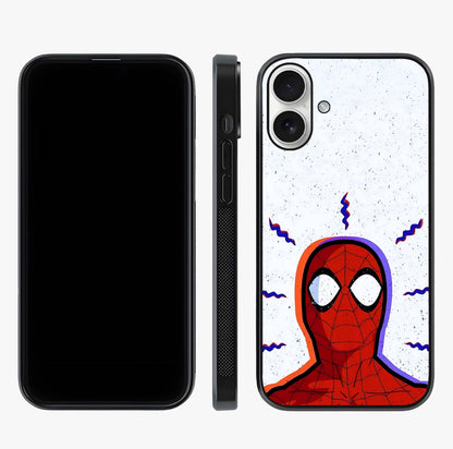 Omg Spiderman Glass Case displayed upright for full design visibility and premium finish.