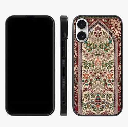 Persian Inspired Glass Case displayed upright for full design visibility and premium finish.